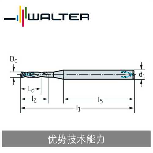 瓦尔特整钻 硬质合金 内冷 引导钻 DB131 DB133