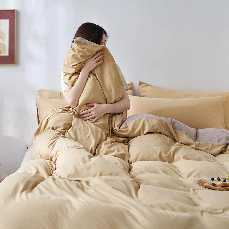 母婴级A类天竺棉纯棉四件套全棉针织套件宝宝床上用品床单被套