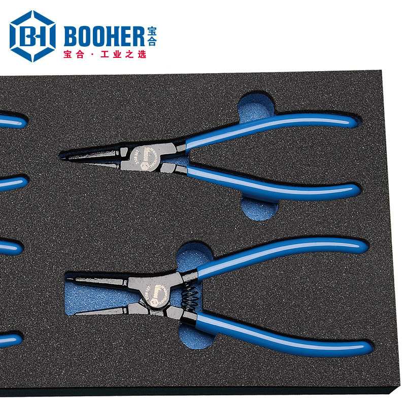 Booher宝合套装工具 BH1803011 4件套挡圈钳组套