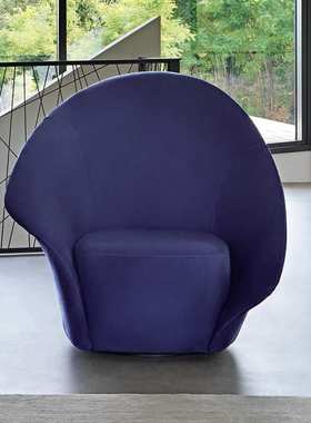 Lilia Revolving Armchair莉莉娅旋转扶手椅现代布艺沙发椅子