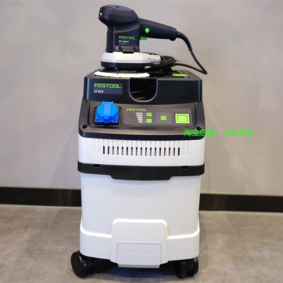 FESTOOL费斯托干磨机电动有刷5号打磨机+25E集尘器吸尘器无尘磨头