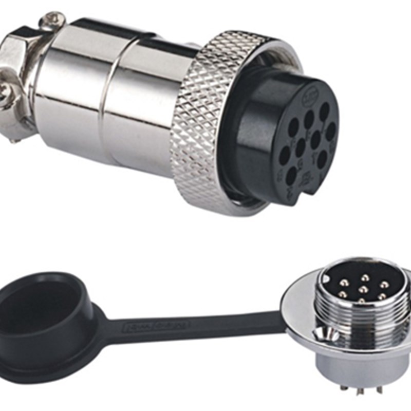 重强航空插头DF20-2芯3芯4芯5芯6芯7芯8芯9芯10芯12芯14芯15芯GX2