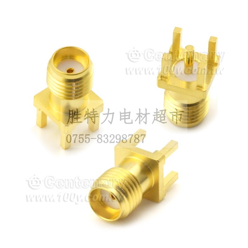 SMA8400A-0000 台湾捷宝JYEBAO 连接器SMA JACK PCB MOUNT 27G