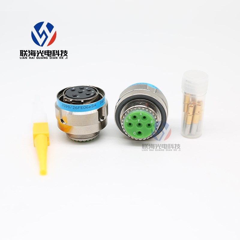 J599系列 J599/26FE06eSA J599/20FE06eoPA圆形连接器6芯航空插件