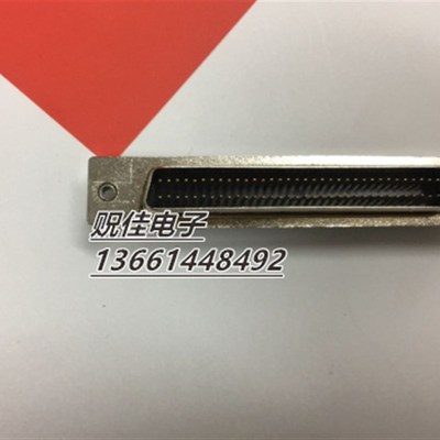 SCSI连接器68P公头 DB68公插板180度 DB型 68针直插焊板式