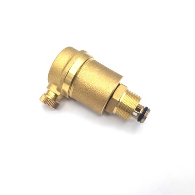 黄铜加厚自动排气阀DN15 20 25过滤放气锅炉暖气黄铜排气阀新品