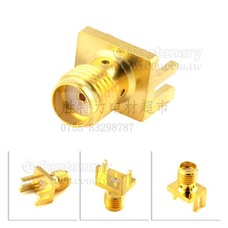 捷宝JYEBAO/SMA8434-0000台产SMA-KE偏口/偏脚SMA-KHDC3镀金18GHz