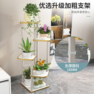 饰品大件 客厅沙发旁电视柜旁边落地摆件置物架艺术床头轻奢高级装