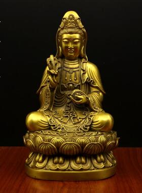 眼光娘娘眼光奶奶眼光观音神像铜像佛像风水摆饰工艺礼品摆饰纯铜