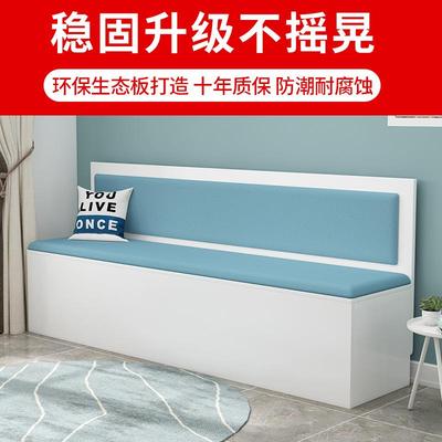 座沙发家用小户餐厅储物柜定制软包型墙卡转靠角卡座储OAV物沙发