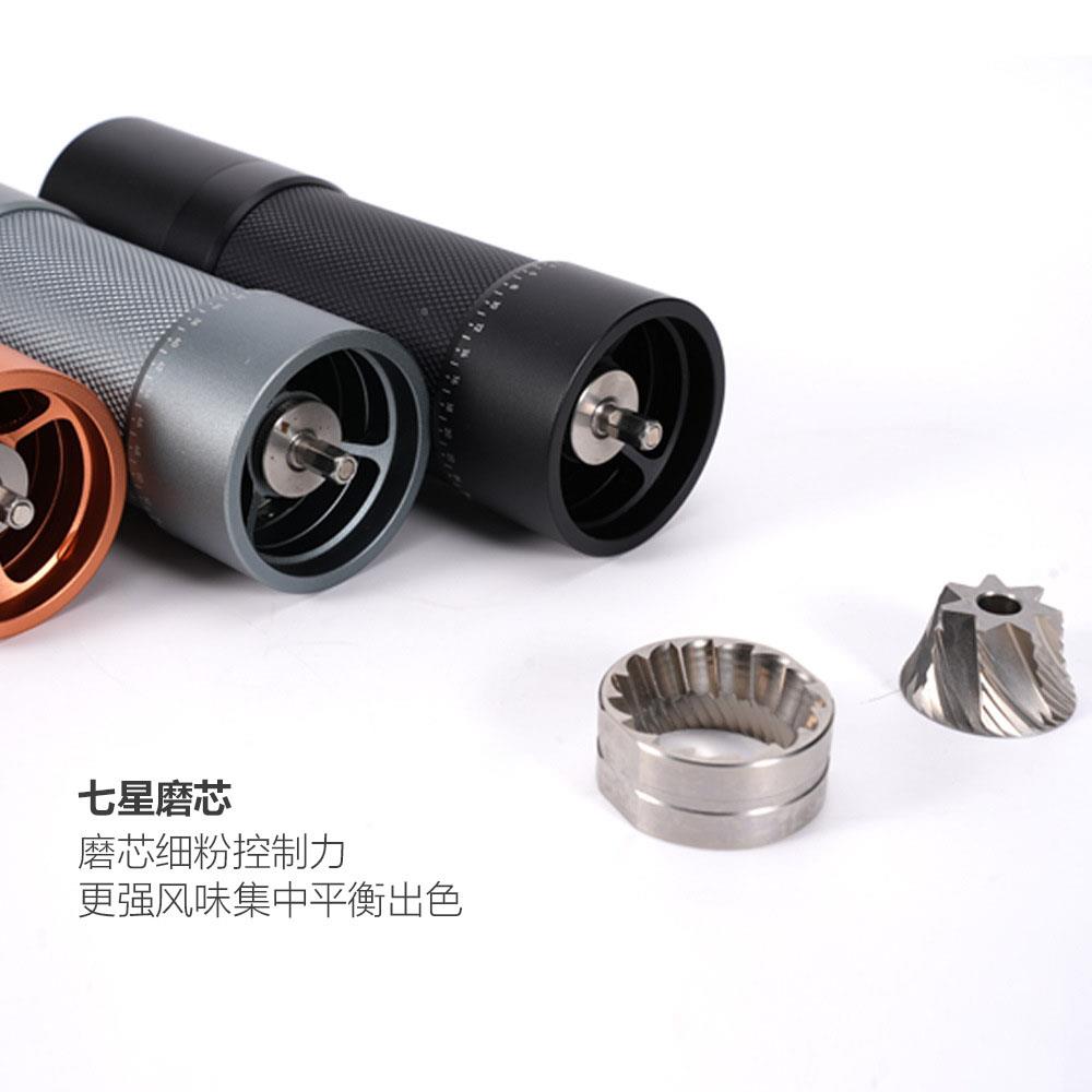用便携LX01010外调式咖豆手摇磨啡豆机磨钢芯七手星手动研磨机磨