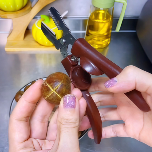 板栗十字开口器全自动款专用厨房剪刀切锥栗坚果壳剥皮器核桃夹子