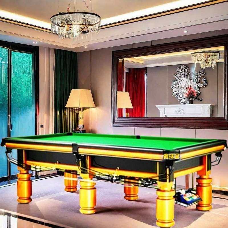 黑八台球桌多高陆丰英德黑八台球桌价格黑八台球桌需要多大空间