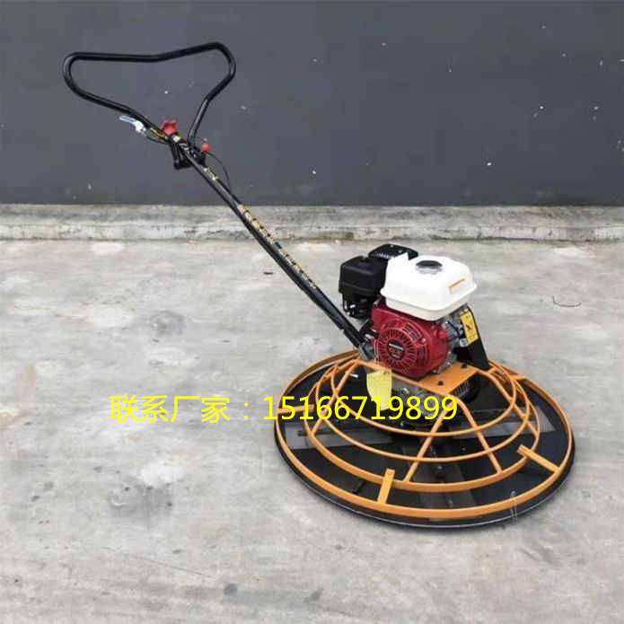 电启动喷水磨光机卧式座驾抹光机多种动力可选汽油磨平机操作简单