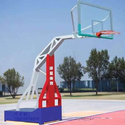 株洲篮球架标准五家渠乌苏球星篮球架标准型户外室内篮球架厂家