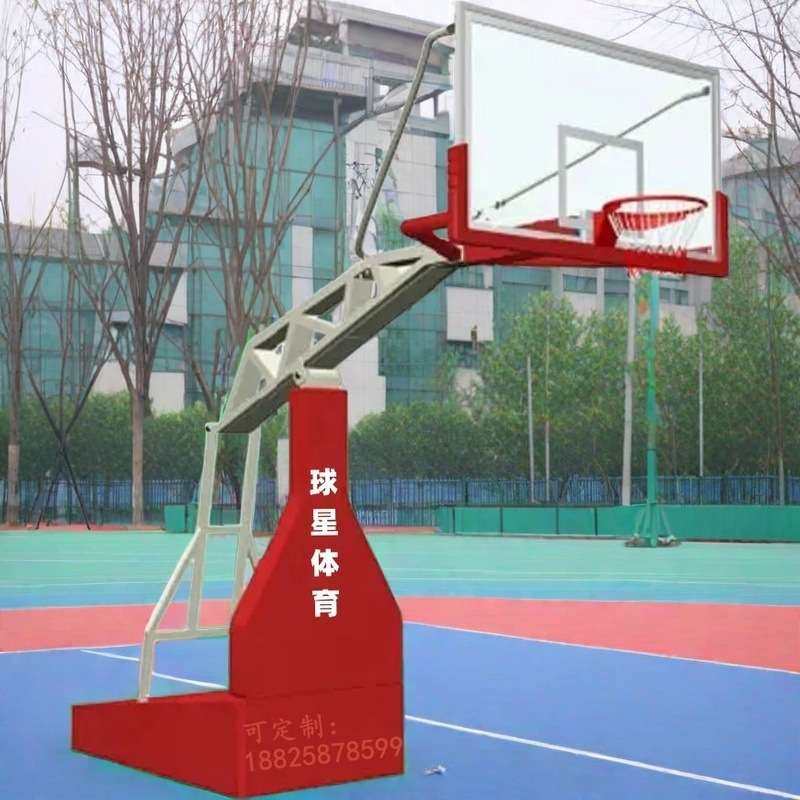 汕尾新港户外移动固定式香洲球星篮球架东莞深圳凤山标准型蓝球架