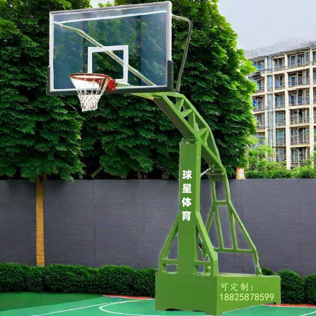 移动地埋室内户外标准成年篮球架温州淅江丽水杭州深圳球星篮球架