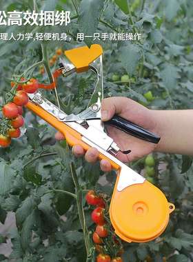 黄色新款绑枝机葡萄番茄黄瓜绑蔓枪绑枝枪tapener果园园艺工具