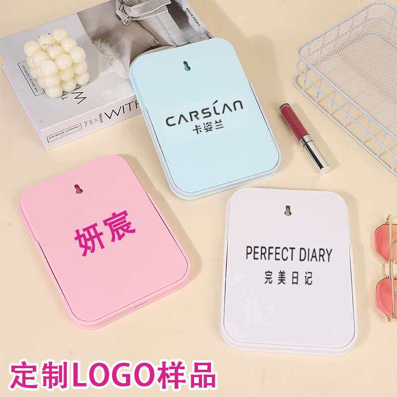 简约ins桌面台式梳妆镜子可悬挂折叠镜浴室女学生宿舍卧室化妆镜