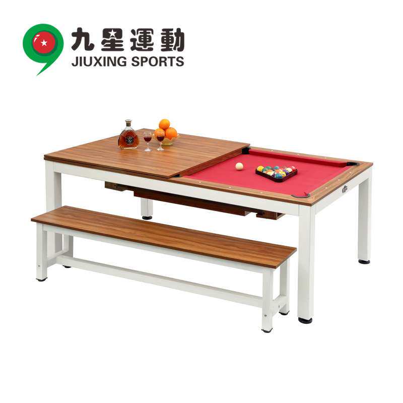 九星餐桌会议桌三合一台球桌 多功能台球桌 款式新颖 可