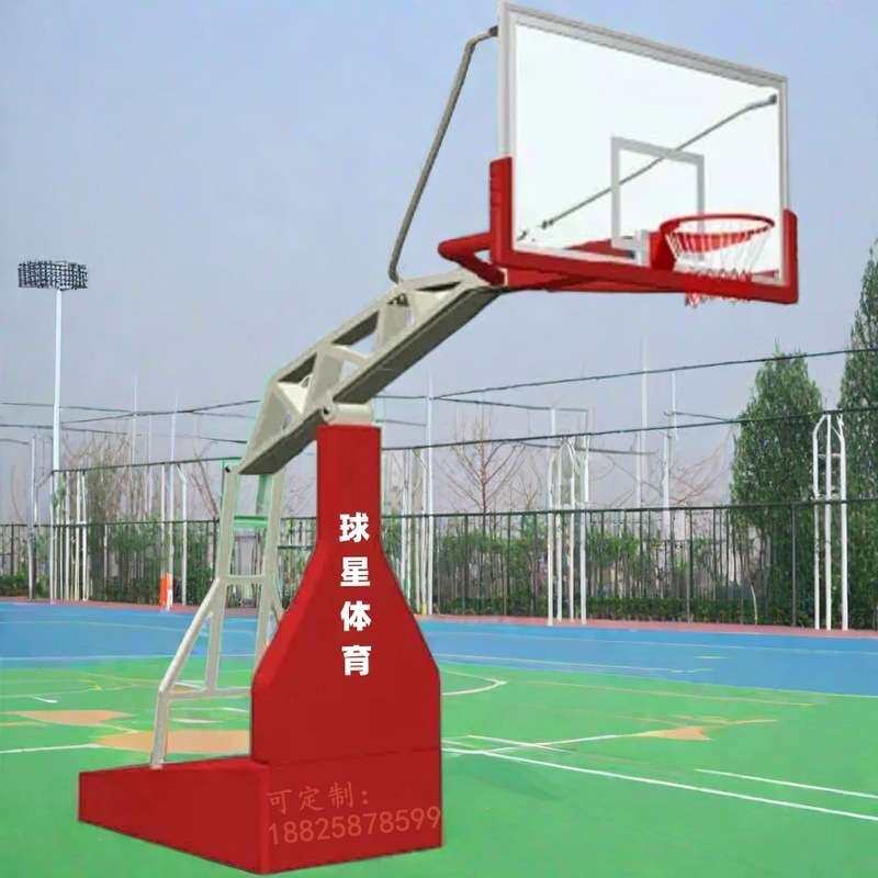 球星篮球架标准哈密移动式固定式篮球架米泉东莞深圳户外篮球架