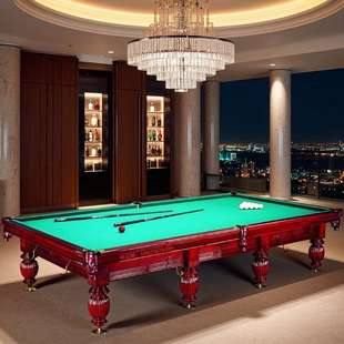 黑八青石板钢库桌球台俱乐部球桌台球 标准型商用中式 俄式 台球桌