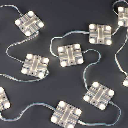 软膜区块灯链灯广告线性220V天花漫反射高压灯led灯灯带