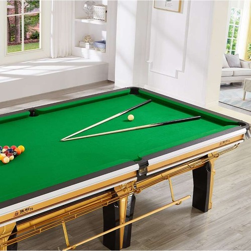 中式黑八台球桌标准台球厅俱乐部商用美式球台内室家用强利台球厂