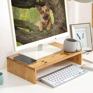 显示器增高架桌面收纳置物台式底座办公室护颈支架电脑屏幕增高架