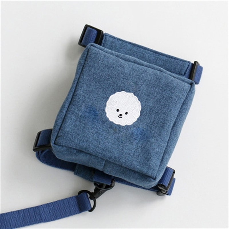 宠物狗狗猫通用自背包比熊博美牵引绳泰迪胸背带柯基小型犬外出自