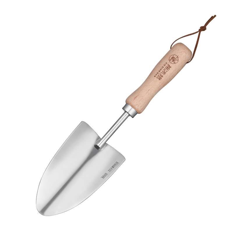 谢冰燃园艺工具家用户外小铁铲多肉种植不锈钢铲子套装挖土盆栽