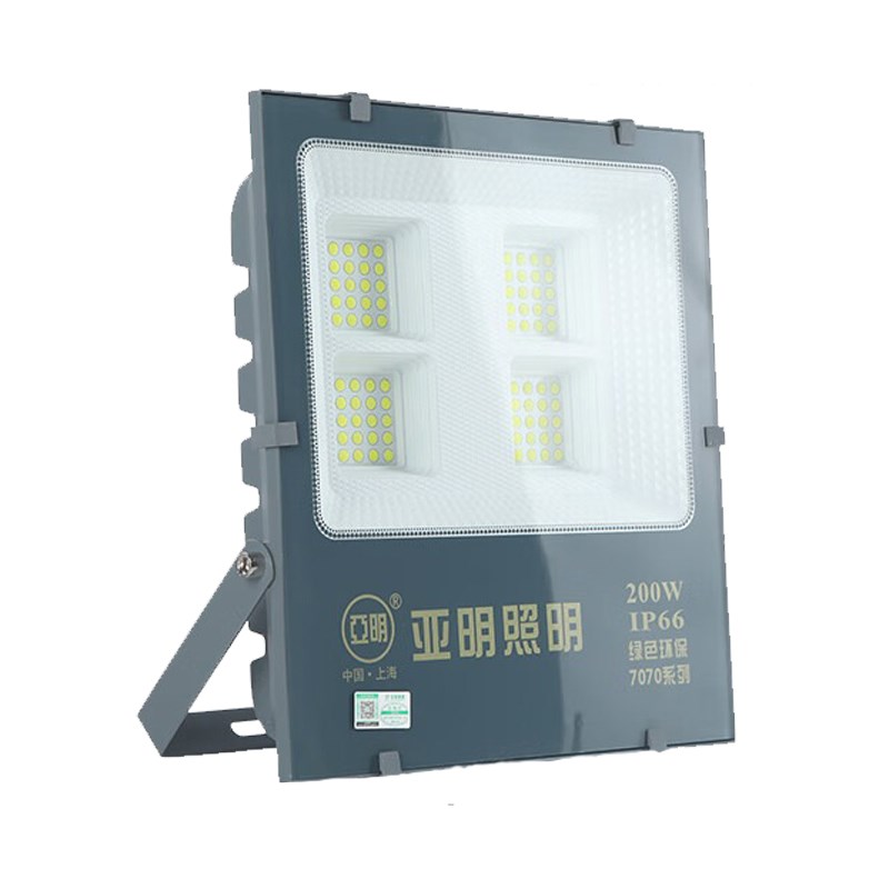 亚明LED投光灯户外照明灯防水投射室外工业照明灯400W工地厂房灯