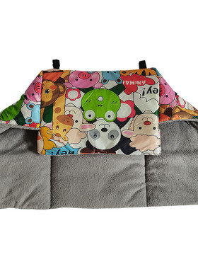 亲子款电动瓶车挡风被冬季加绒加厚防水儿童双人内搭盖被保暖防寒