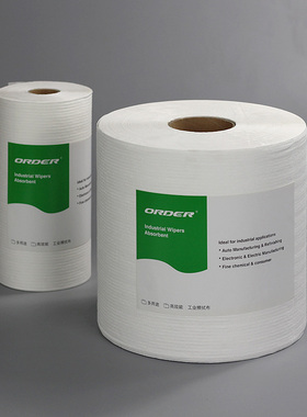 无尘纸工业擦机布干湿两用吸水去油大卷纸加厚无纺布不掉毛擦拭布