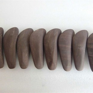 天然木鱼石小号眼部美容拨筋点穴棒刮痧板秀媛堂专用消除黑眼圈