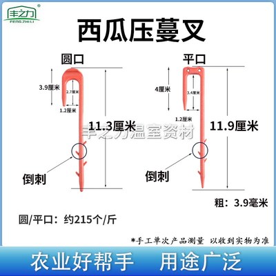 滴管固定器滴灌带叉子微喷带固定叉蔬菜草莓大棚喷水带压管神器长