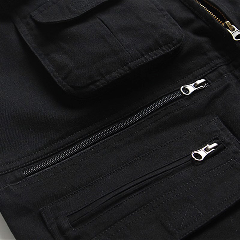 地理摄影马甲中国摄影家协会夏款背心多口袋男士多兜马夹