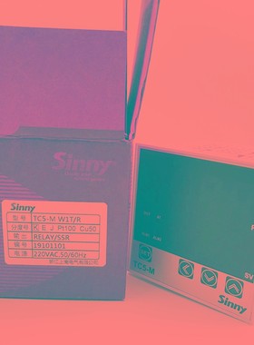 上南智能温控仪表TC5M W1T/R输出继电器固态SSR K型PT100ECHB702