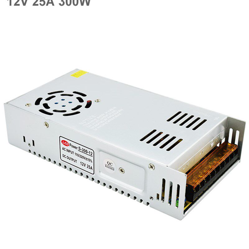 LED开关电源12V 25A 300W半导体制冷片直流电源变压器12V300W