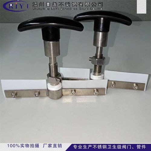 304刮板雨刮配件 不锈钢视镜带玻璃刷卫生级焊接法兰视镜活接视镜