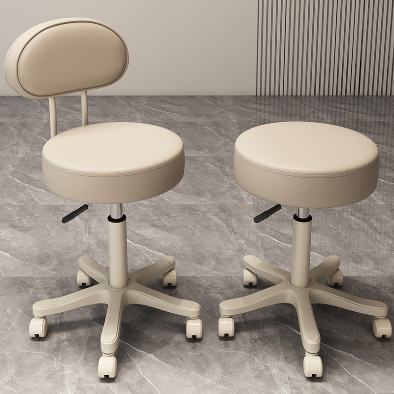 美容院理发店凳子美发美甲化妆师大工凳滑轮家用椅子梳妆转椅