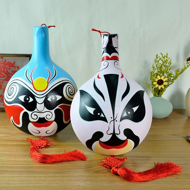 京剧马勺脸谱墙面装饰生旦净末丑脸谱面具装饰非物质文化遗产手工