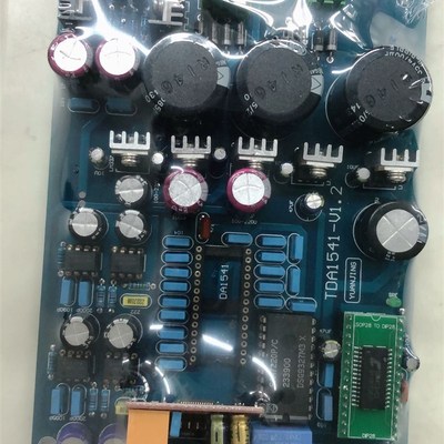 YJ00122-TDA1541 光纤  同轴解码板含USB 不带1541IC不含 7220IC