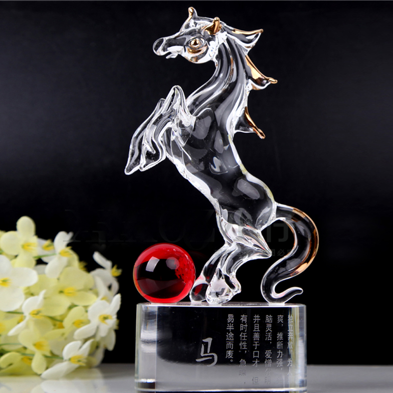 水晶十二12生肖全套家居工艺品装饰品摆件鼠牛虎兔龙蛇马羊猴