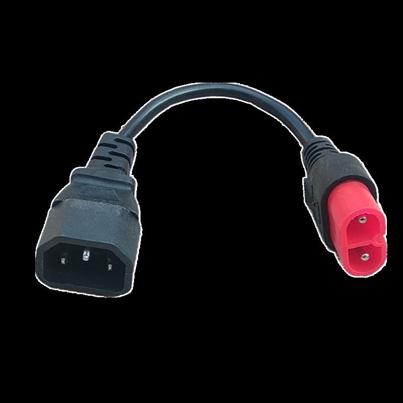 台铃电动车充电转换接头线快速充电器接头云插头充电桩转换头输出