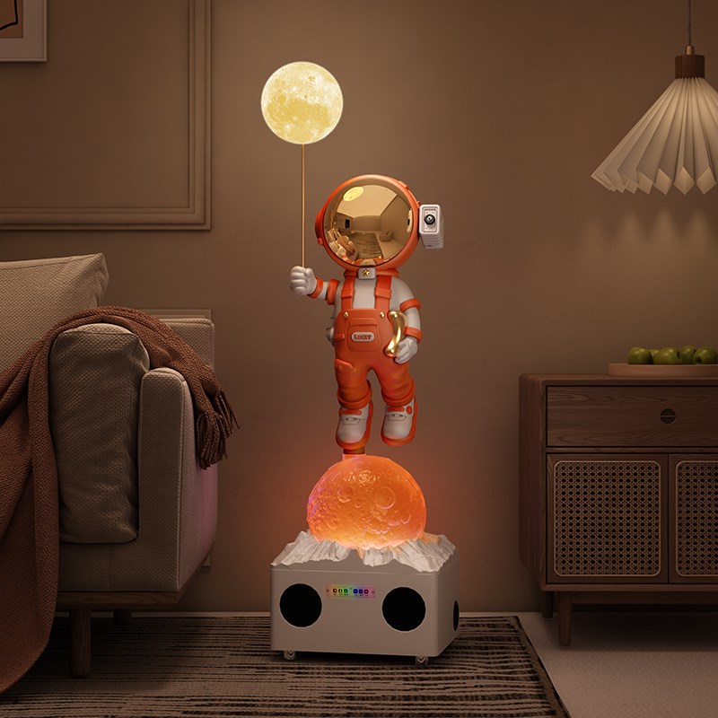 K歌太空人宇航员客厅电视机柜旁落地大摆件高端大气乔迁新居礼品