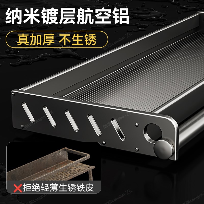 洗衣机置物架收纳架浴室卫生间阳台置物架免打孔墙上分层架子神器
