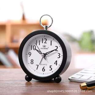 闹钟儿童闹表学生学习可爱时尚静音起床闹表个性简约床头礼品钟表