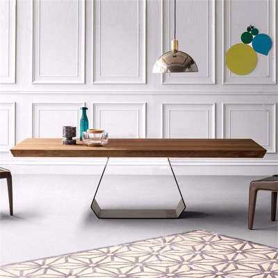 美式工业风实木办公桌家用电脑桌书桌会议桌写字台工作台洽谈桌