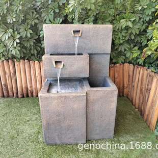 F120流水室内外摆件装 饰流水生财现代简约风流水器